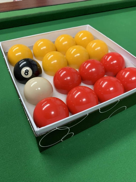 Rood en Geel 2" Set biljartballen (1 7/8 inch Cue bal) - happygetfit.com