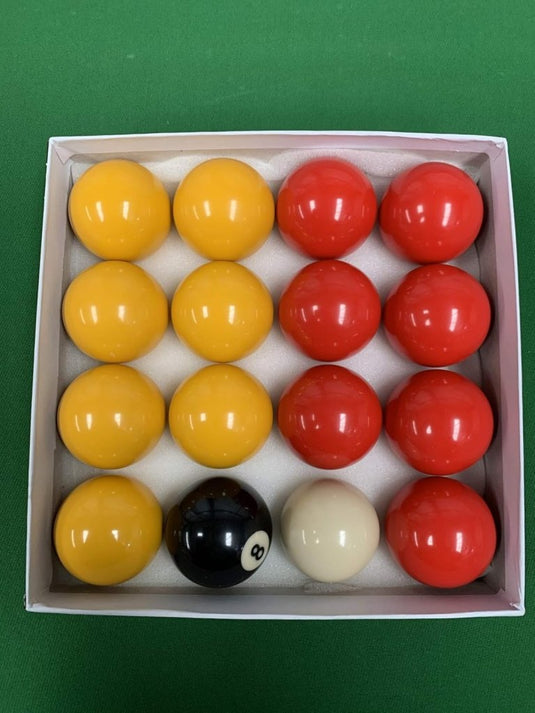 Rood en Geel 2" Set biljartballen (1 7/8 inch Cue bal) - happygetfit.com