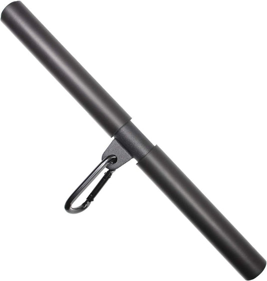 Roterende rechte kabelstang 42,5 cm met karabijnhaak – lat pulldown bar – kabelaccessoire - happygetfit.com