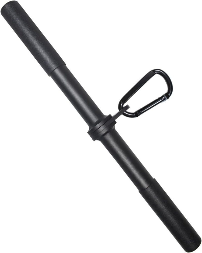 Chargez l'image dans la visionneuse de la galerie, Roterende rechte kabelstang 42,5 cm met karabijnhaak – lat pulldown bar – kabelaccessoire - happygetfit.com

