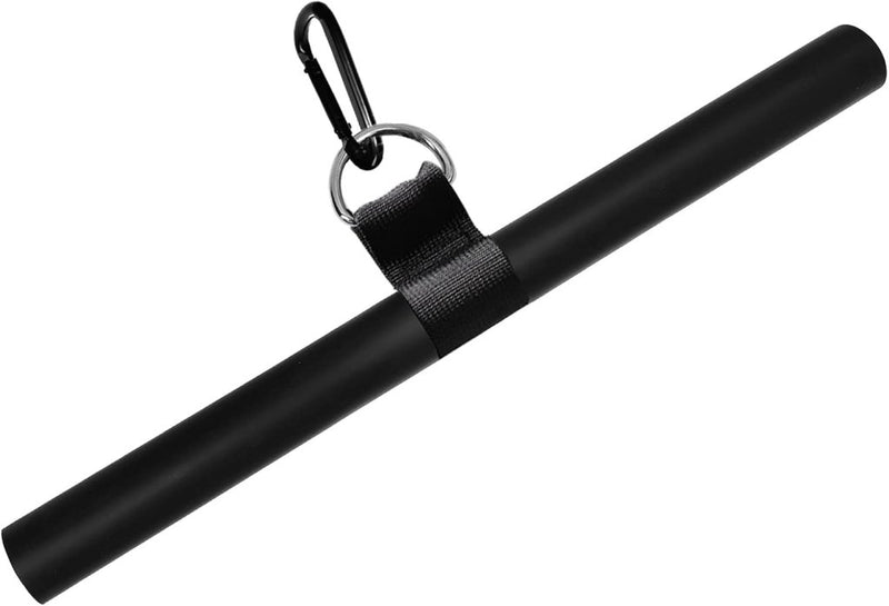 Chargez l'image dans la visionneuse de la galerie, Roterende rechte kabelstang 42,5 cm met karabijnhaak – lat pulldown bar – kabelaccessoire - happygetfit.com
