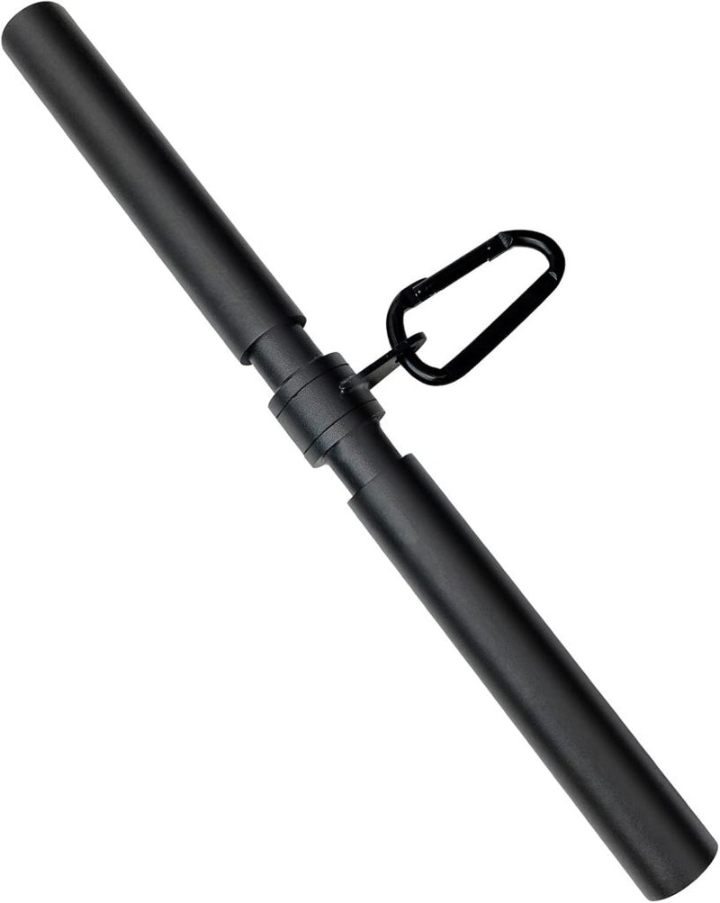 Chargez l'image dans la visionneuse de la galerie, Roterende rechte kabelstang 42,5 cm met karabijnhaak – lat pulldown bar – kabelaccessoire - happygetfit.com
