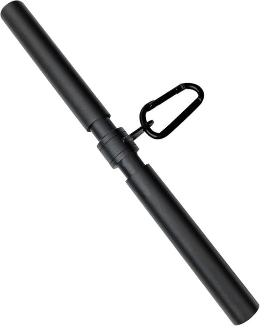 Roterende rechte kabelstang 42,5 cm met karabijnhaak – lat pulldown bar – kabelaccessoire - happygetfit.com