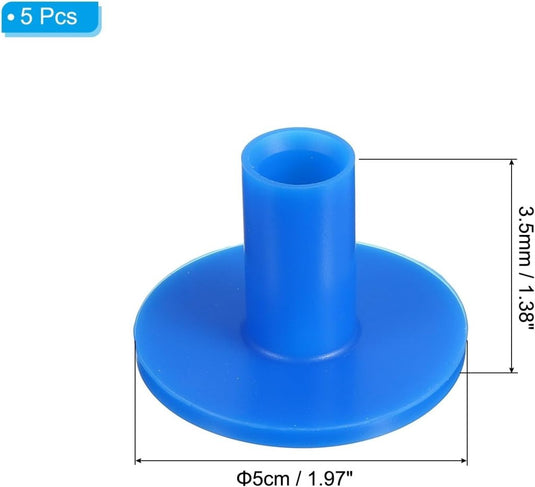 Rubber golf tees 6x5 cm (5 stuks) - Oefen tees voor hitting mats - Golf balhouder driving range - happygetfit.com
