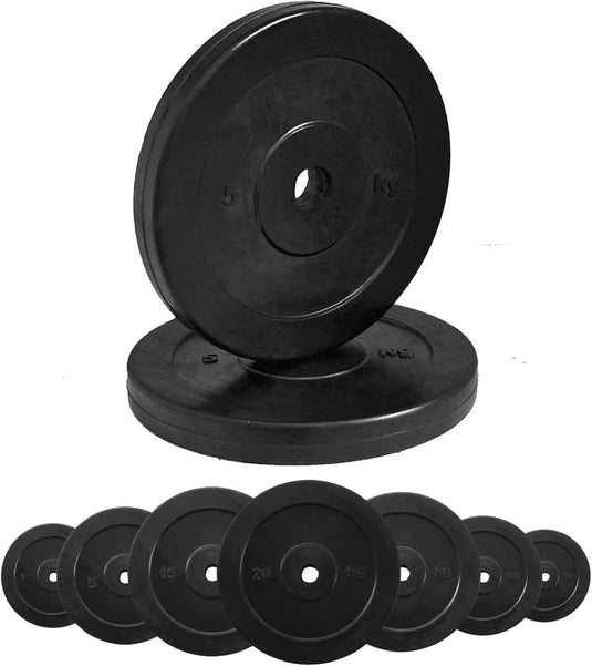 Rubberen gietijzeren schijven G5 HT SPORT Ø gat 25 mm voor sportschool en thuisgymnastiek van 0,5 tot 20 kg voor stuur en halters - happygetfit.com
