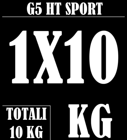Rubberen gietijzeren schijven G5 HT SPORT Ø gat 25 mm voor sportschool en thuisgymnastiek van 0,5 tot 20 kg voor stuur en halters - happygetfit.com