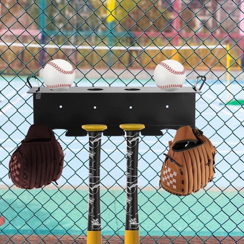 Laad afbeelding in Galerijviewer, ⚾ Ruimtebesparend honkbalopbergrek voor knuppels en ballen – sterk, strak en stijlvol - happygetfit.com
