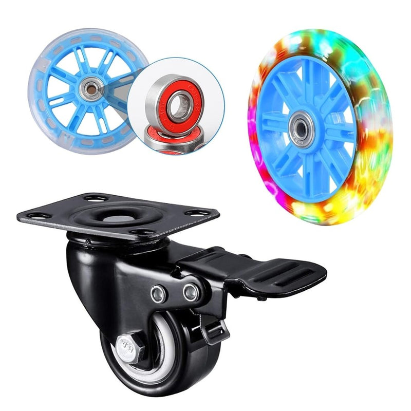 Load image into Gallery viewer, Rybtd 20 STUKS Skateboardlagers kleurenminiatuur, Dubbel afgeschermde lagers ABEC-9 608 2RS Skateboard Lager voor Lange Skateboards Vierwielige Skates Wielen Vervangende Lager - happygetfit.com
