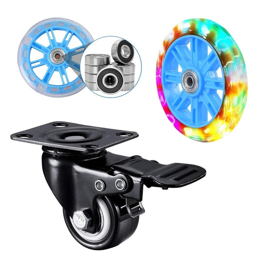 Rybtd 20 STUKS Skateboardlagers kleurenminiatuur, Dubbel afgeschermde lagers ABEC-9 608 2RS Skateboard Lager voor Lange Skateboards Vierwielige Skates Wielen Vervangende Lager - happygetfit.com