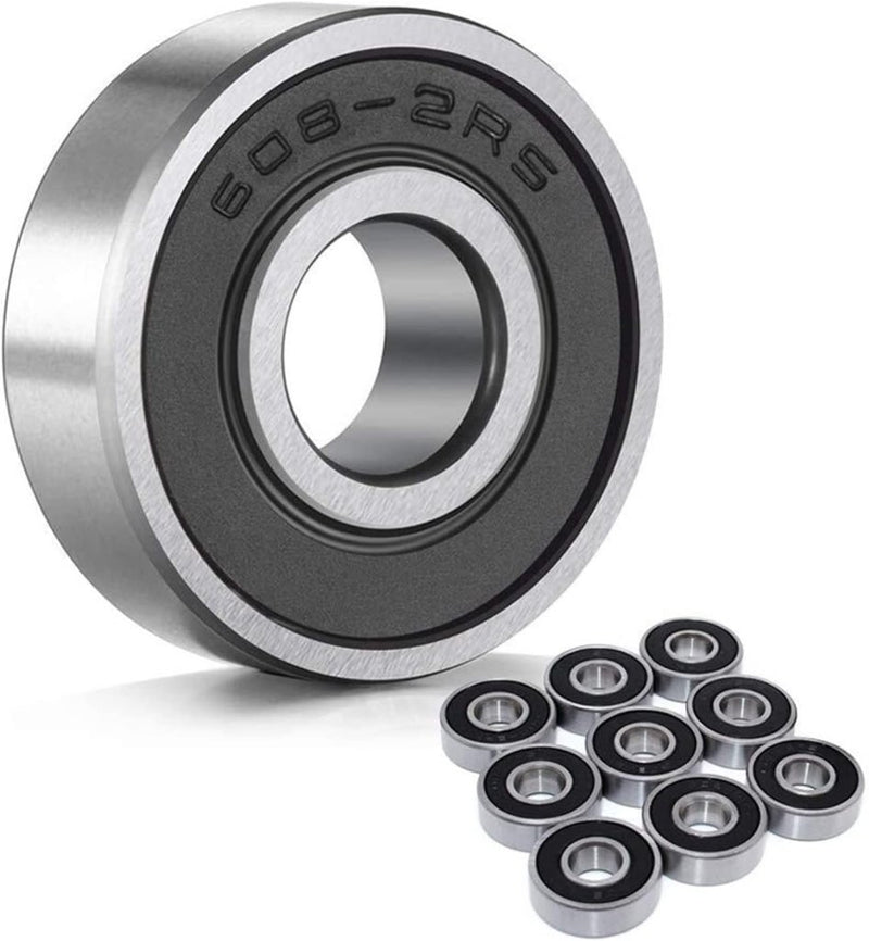 Load image into Gallery viewer, Rybtd 20 STUKS Skateboardlagers kleurenminiatuur, Dubbel afgeschermde lagers ABEC-9 608 2RS Skateboard Lager voor Lange Skateboards Vierwielige Skates Wielen Vervangende Lager - happygetfit.com
