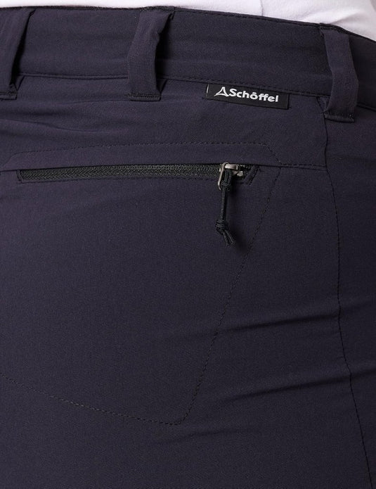 Schöffel Engadin1 damesbroek, duurzame damesbroek voor wandelingen, waterafstotende outdoorbroek met sportieve snit - happygetfit.com