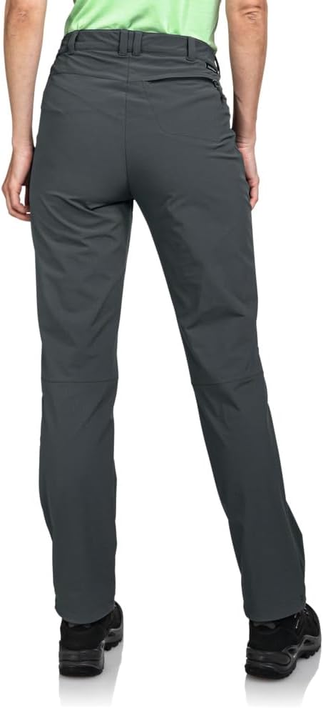 Schöffel Engadin1 damesbroek, duurzame damesbroek voor wandelingen, waterafstotende outdoorbroek met sportieve snit - happygetfit.com