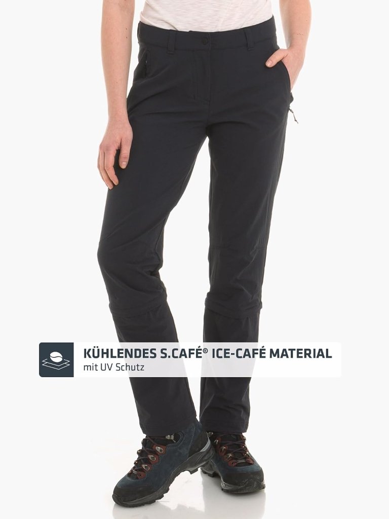 Laad afbeelding in Galerijviewer, Schöffel Engadin1 damesbroek, duurzame damesbroek voor wandelingen, waterafstotende outdoorbroek met sportieve snit - happygetfit.com
