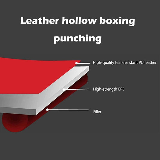 Set hangende Bokszakken - 100cm Bokszakken voor Volwassenen, hoogwaardig PU-leer, Kickboksen in Vechtsporten, Muay Thai, MMA-Training, Stootzandzak voor Boksfitness (Geen vulling) - happygetfit.com