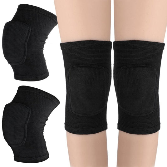 Sibba Kids Knee Pad, Breathable Elastic Knee Brace, Anti-Slip Padded Sponge Knee Protector for Volleyball Basketball Football (Blue) - happygetfit.com
