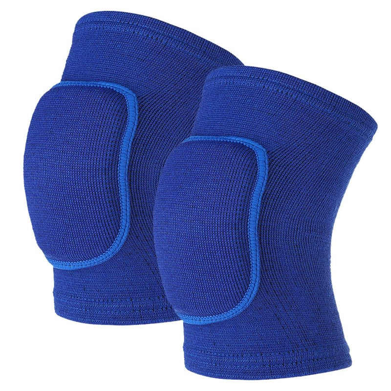 Load image into Gallery viewer, Sibba Kids Knee Pad, Breathable Elastic Knee Brace, Anti-Slip Padded Sponge Knee Protector for Volleyball Basketball Football (Blue) - happygetfit.com
