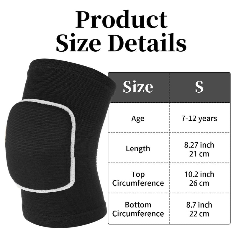 Load image into Gallery viewer, Sibba Kids Knee Pad, Breathable Elastic Knee Brace, Anti-Slip Padded Sponge Knee Protector for Volleyball Basketball Football (Blue) - happygetfit.com
