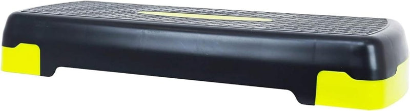 Laad afbeelding in Galerijviewer, Signature Fitness Verstelbare Workout Aerobic Stepper Step Platform Trainer, Medium, Zwart/Citroen - happygetfit.com
