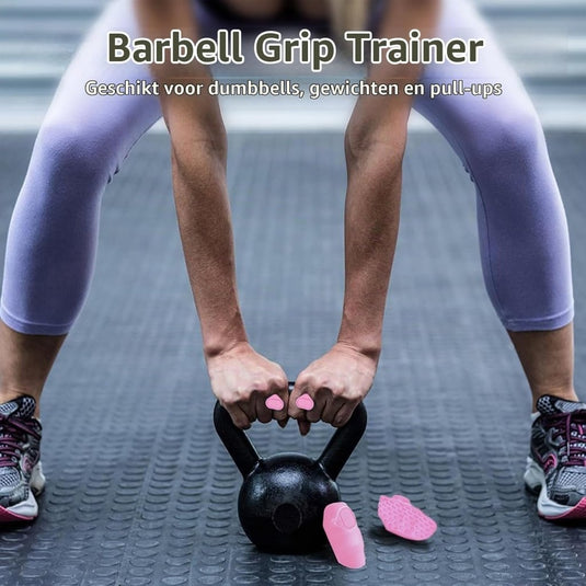 Siliconen fitness grips voor gewichtheffen met antislip oppervlak en handpalmbescherming – deadlift grips – krachttrainingsaccessoires - happygetfit.com