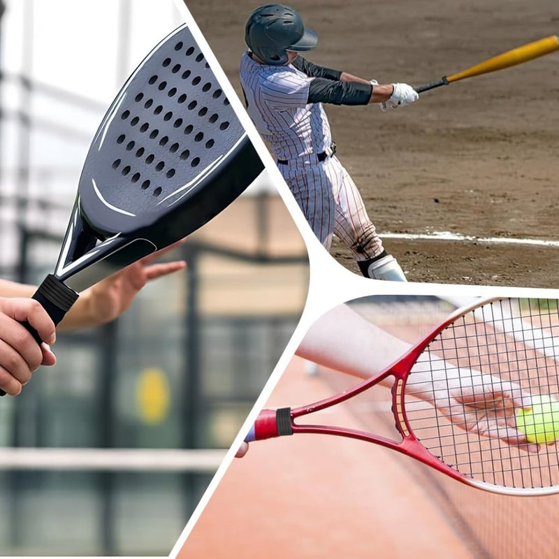 Laden Sie das Bild in Galerie -Viewer, Siliconen gripringen set van 10 voor rackets - happygetfit.com
