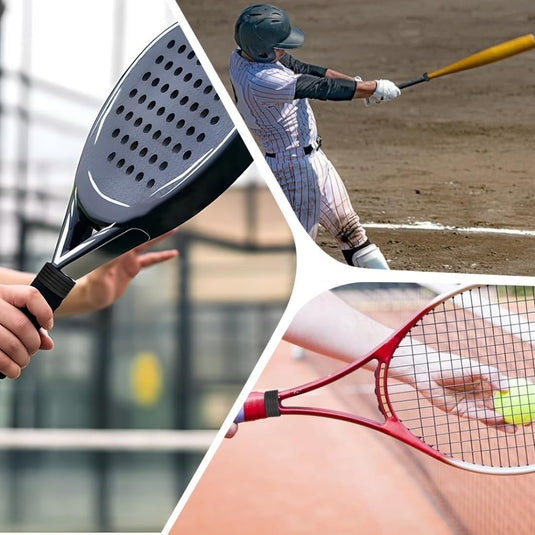 Siliconen gripringen set van 10 voor rackets - happygetfit.com