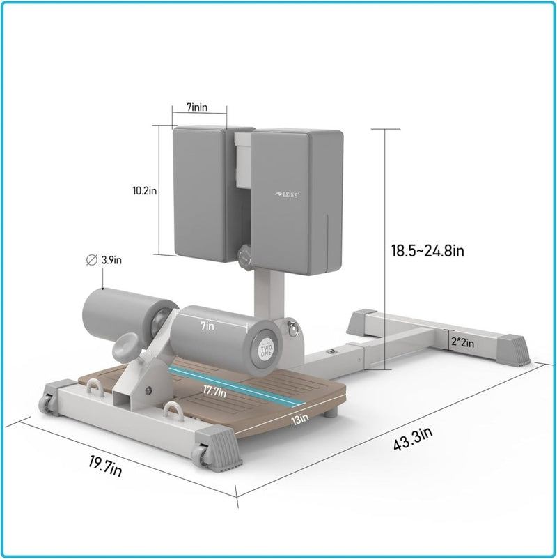 Laad afbeelding in Galerijviewer, 🦵 Sissy squat bench – versterk je benen, core en balans in één beweging - happygetfit.com
