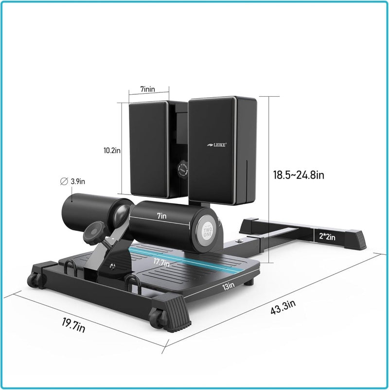 Laad afbeelding in Galerijviewer, 🦵 Sissy squat bench – versterk je benen, core en balans in één beweging - happygetfit.com
