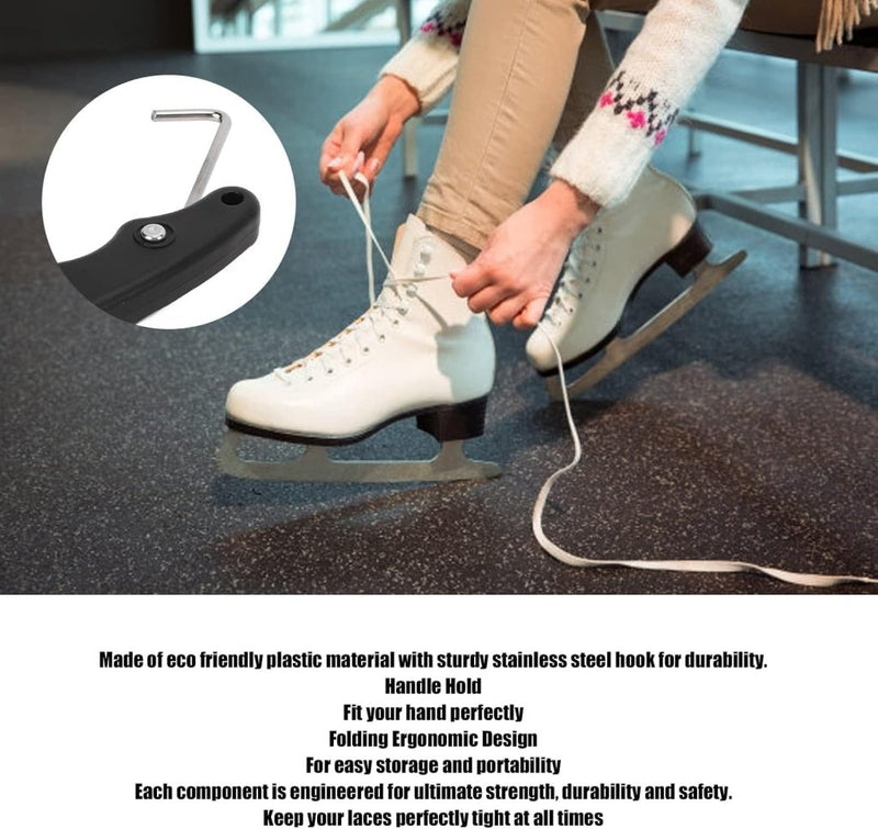 Laden Sie das Bild in Galerie -Viewer, Skate Lace Tightener Tool,IJshockey Skate Lace Tightener (Skate Lace Tightener Voor Schaatsen Tool Onderdelen) - happygetfit.com
