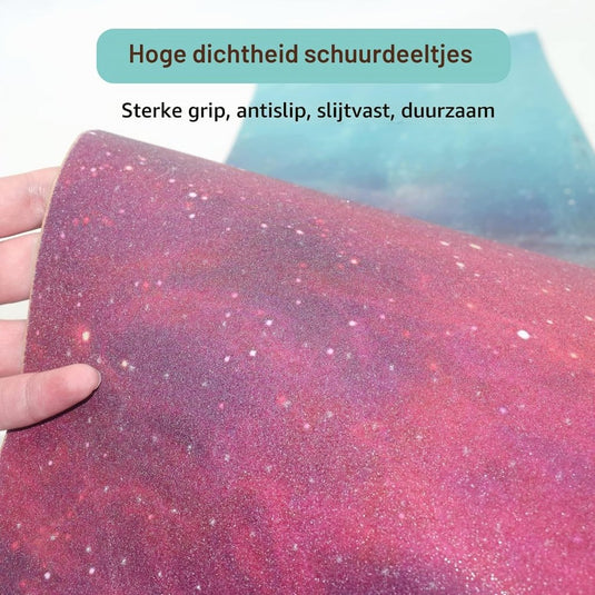 Skateboard griptape 84 x 23 cm waterdicht en luchtbelvrij – antislip longboard grip tape - happygetfit.com
