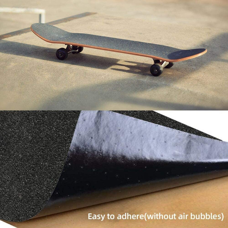 Load image into Gallery viewer, Skateboard griptape zelfklevend zwart 115 x 27 cm - happygetfit.com
