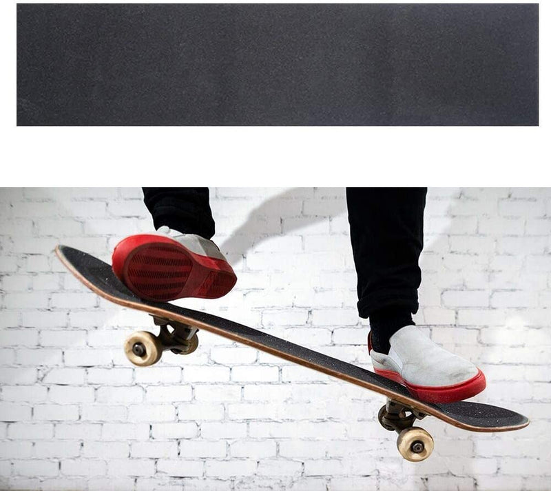 Load image into Gallery viewer, Skateboard griptape zelfklevend zwart 115 x 27 cm - happygetfit.com
