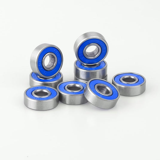 Skateboard kogellagers 608 2RS ABEC-9 10 stuks 8 x 22 x 7 mm zwart – vervangingslagers - happygetfit.com