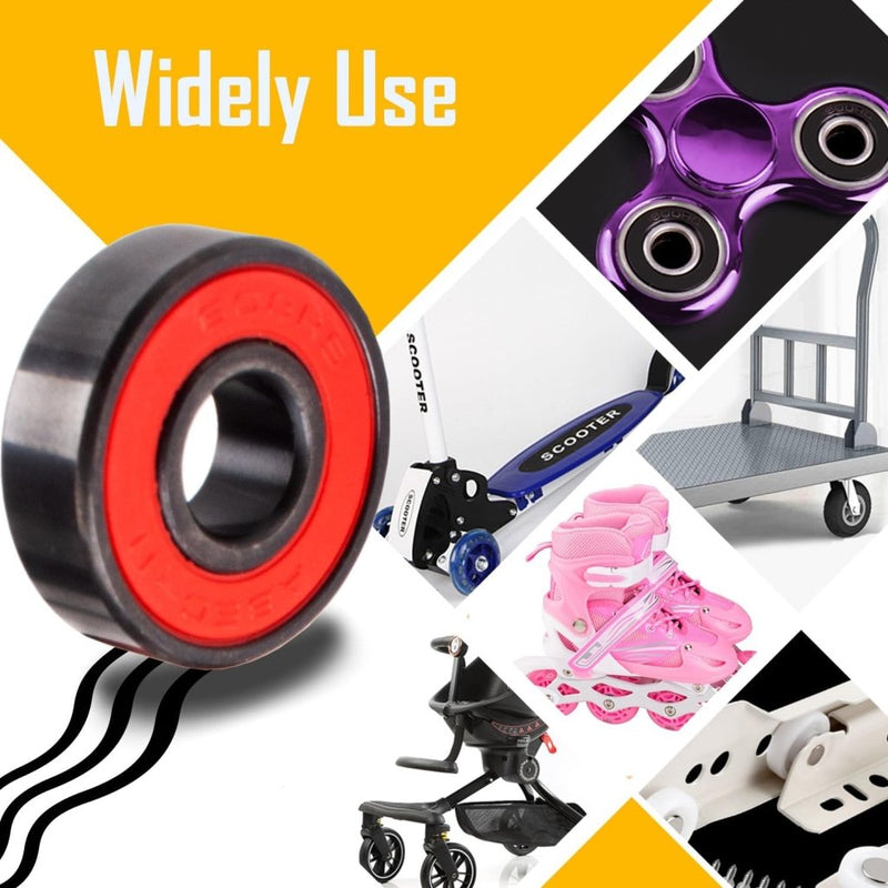 Laad afbeelding in Galerijviewer, Skateboard lagers 608-2RS ABEC-11 set van 8 - happygetfit.com
