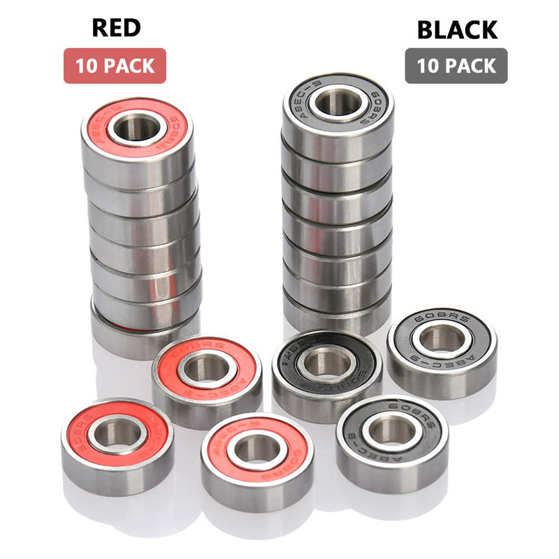 Laad afbeelding in Galerijviewer, Skateboard lagers 608RS set van 20 stuks 8 x 22 x 7 mm - happygetfit.com
