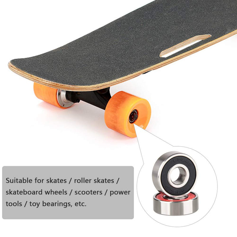 Laad afbeelding in Galerijviewer, Skateboard lagers 608RS set van 20 stuks 8 x 22 x 7 mm - happygetfit.com
