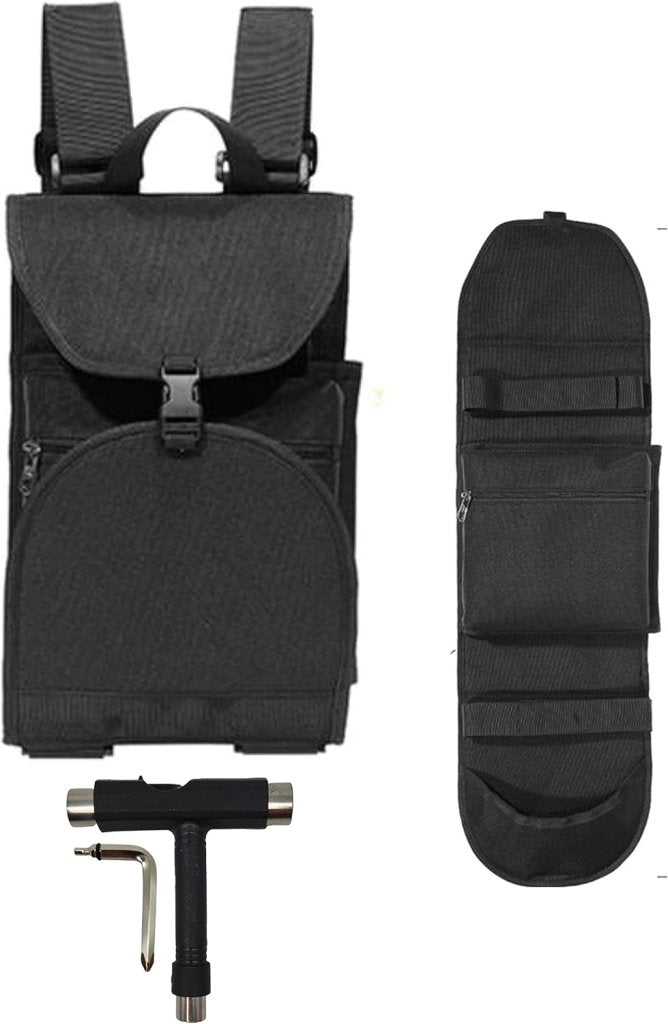 Chargez l'image dans la visionneuse de la galerie, Skateboard rugzak met T-tool voor skateboard en longboard – draagtas – skate accessoires - happygetfit.com
