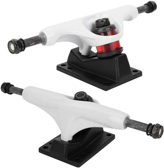 Skateboard truck van aluminium-magnesiumlegering wit – longboard truck – skateboard accessoires - happygetfit.com