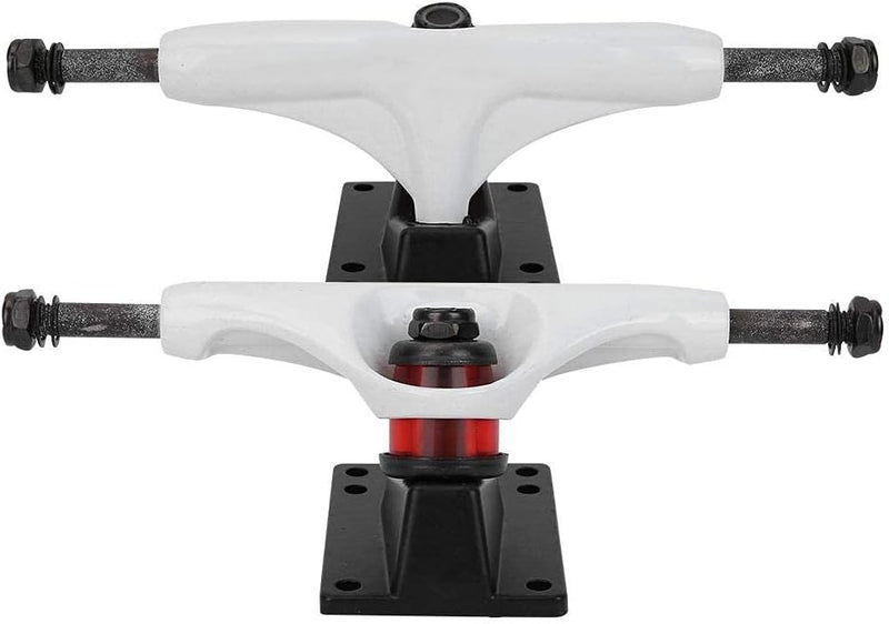 Chargez l'image dans la visionneuse de la galerie, Skateboard truck van aluminium-magnesiumlegering wit – longboard truck – skateboard accessoires - happygetfit.com
