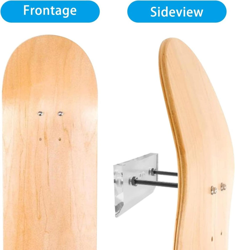Load image into Gallery viewer, Skateboard Wall Hanger, Display Rack Voor Skateboard Deck, Mount - happygetfit.com
