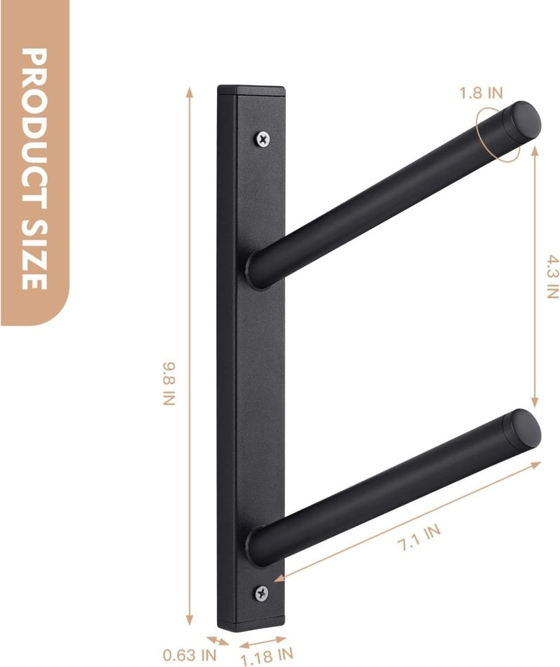 Laad afbeelding in Galerijviewer, Skateboard wandhouder horizontaal zwart - happygetfit.com
