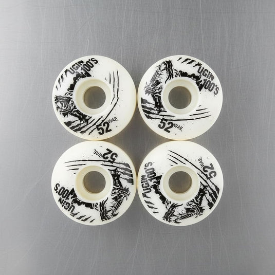 Skateboardwielen set van 4 PU 52 mm - happygetfit.com