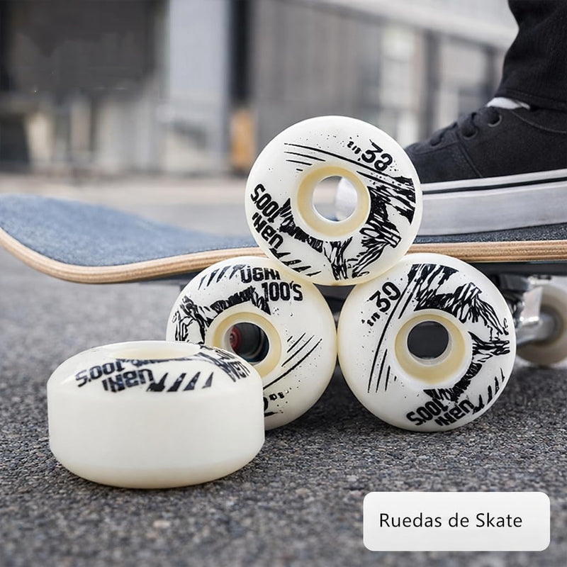 Load image into Gallery viewer, Skateboardwielen set van 4 PU 52 mm - happygetfit.com
