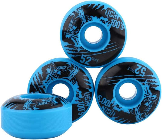 Skateboardwielen set van 4 PU 52 mm - happygetfit.com