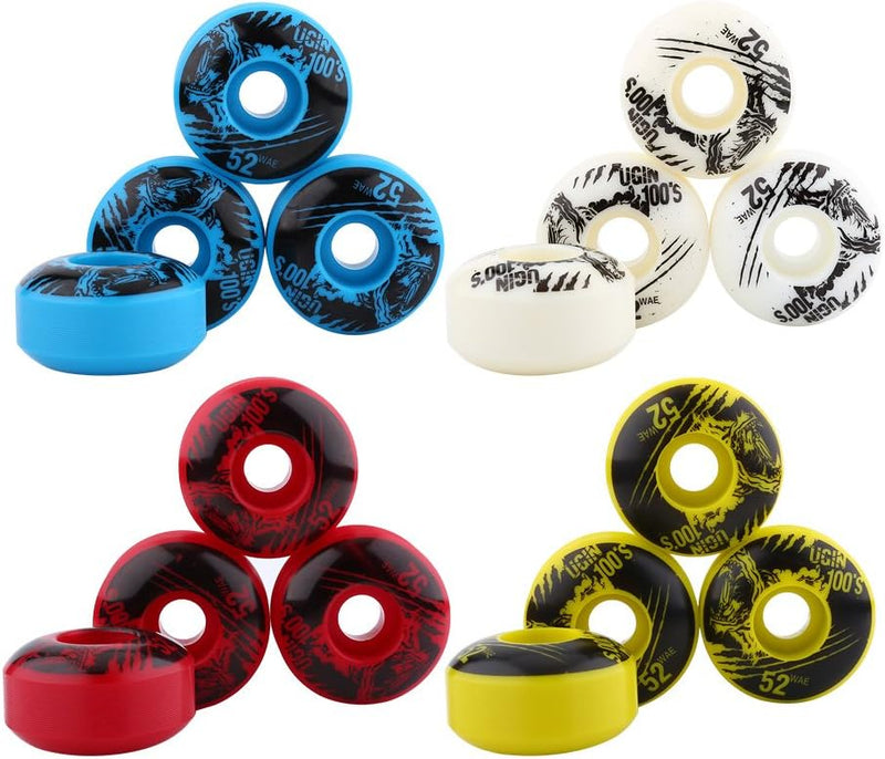 Load image into Gallery viewer, Skateboardwielen set van 4 PU 52 mm - happygetfit.com
