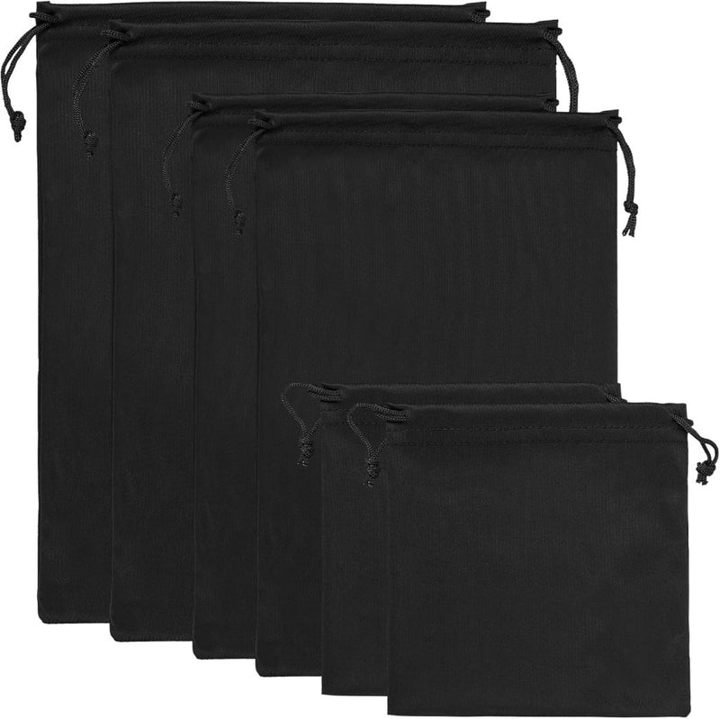 Chargez l'image dans la visionneuse de la galerie, Skibril opbergzakken 6 stuks van microvezel met trekkoord – beschermhoesjes – ski snowboard accessoires - happygetfit.com
