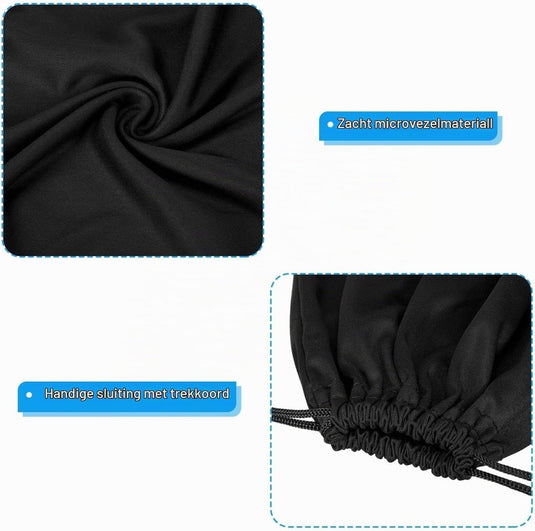 Skibril opbergzakken 6 stuks van microvezel met trekkoord – beschermhoesjes – ski snowboard accessoires - happygetfit.com