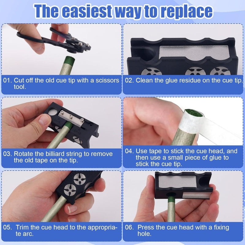 Load image into Gallery viewer, Snooker keu reparatieset 10-delig - happygetfit.com
