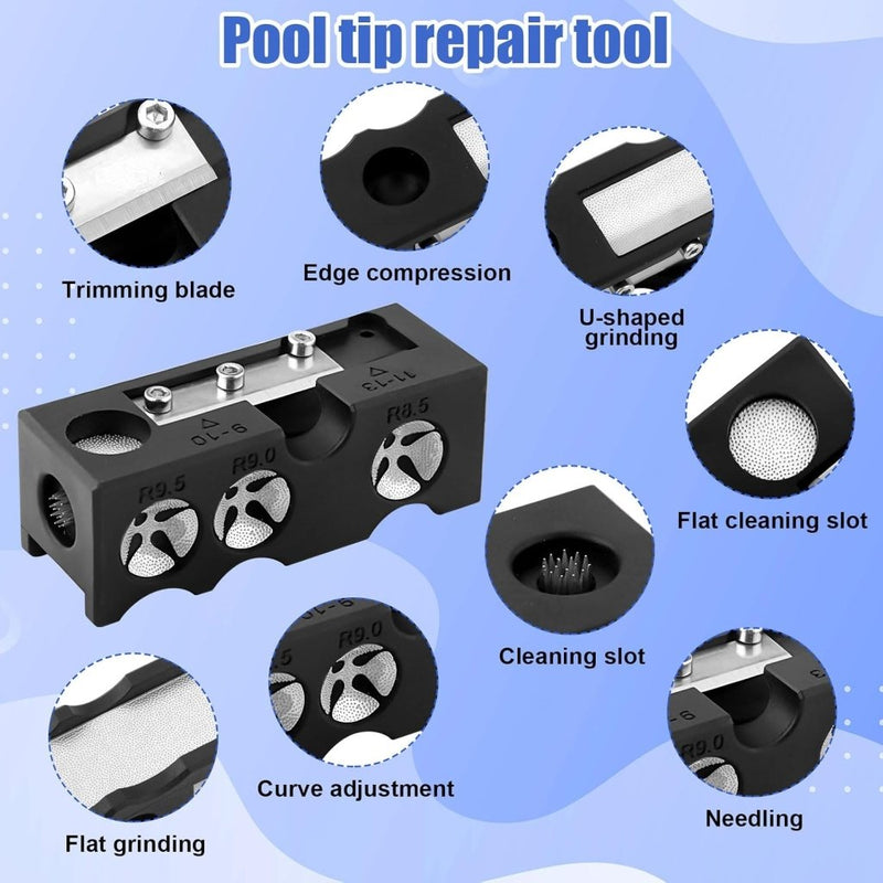 Load image into Gallery viewer, Snooker keu reparatieset 10-delig - happygetfit.com
