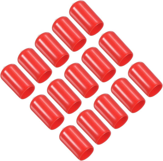 Snooker keu tip beschermhoes rubber (15 stuks) - Biljart keudop bescherming - Biljart accessoires keu protector - happygetfit.com