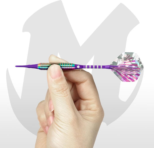 Softtip dartpijlen 3 stuks 18 gram met aluminium shafts en reserveflights – elektronische darts – dartaccessoires - happygetfit.com